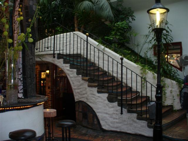 Treppe im Hundertwasservillage